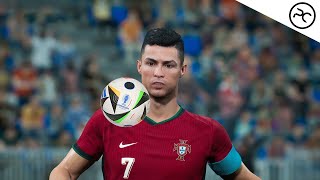 eFootball 2024 PC  Portugal vs Slovenia  UEFA Euro 2024 Round 16  Phil Gaming OP [upl. by Esch]