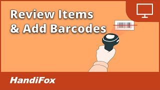 HandiFox  Barcode Inventory Software [upl. by Ecydnac]