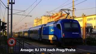 Ansage Railjet 370 nach Praha [upl. by Anekahs]