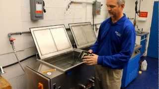 Ultrasonic Cleaning Demo Cavitation and ultrasonic pressure waves [upl. by Elag]