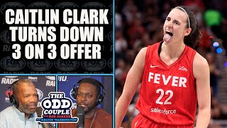 Cailin Clark Turns Down 1 Million Offer From Unrivaled 3 on 3 League  THE ODD COUPLE [upl. by Goldsworthy]