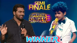 superstar singer semi finale winner announcedabirbhavjakir hussainsuper star singer 3 abirbhav [upl. by Refanej]