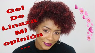 TU GEL DE LINAZA para cabello AFRO con aceite de coco y Oliva El mejor definidor de cabello [upl. by Eitsirk]