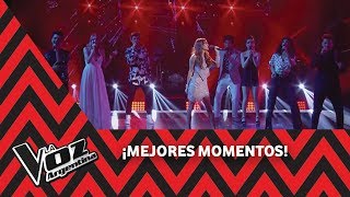 Tini Stoessel y su equipo cantan quotPor qué te vasquot  La Voz Argentina 2018 [upl. by Misaq]