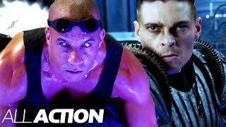 Kill The Riddick  The Chronicles of Riddick  All Action [upl. by Neitsabes566]