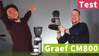 Graef CM800 Espressomühle im Test 2022  Espressofein und Zufallsmodus [upl. by Seena]