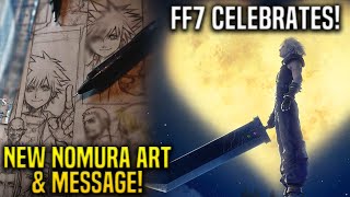 New Nomura Art amp Message Kingdom Hearts Tamogotchis amp FF7 Celebrates KH20th [upl. by Feriga21]