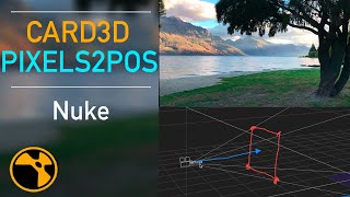 Nuke Compositing Technique  Card3D  PixelsToPos Beginners [upl. by Cybil]