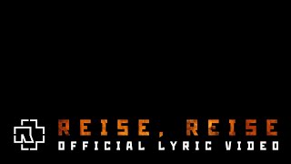 Rammstein  Reise Reise Official Lyric Video [upl. by Aenal]