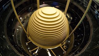 How does this 660 tons sphere protect Taipei 101 from collapsing [upl. by Akkina798]