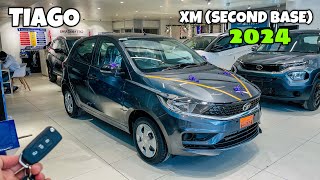 Tata Tiago Xm 2024 ❤️  Tata Tiago Second Base Model  Tata Tiago 2024  Detailed Review [upl. by Plank326]