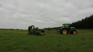 John Deere 6630 Mowing Silage 2018 [upl. by Lemire400]