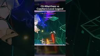 C6 ALHAITHAM VS CAPYBARA LOCAL LEGEND [upl. by Nawtna]