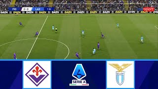 FIORENTINA VS LAZIO  SERIE A 20232024  FOOTBALL LIFE 2023 [upl. by Bissell]