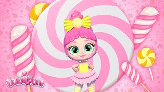 RAINBOW UNICORN 🦄🌈 CANDYLAND BUBIGIRLS 🍭 BUBILOONS 🎈 COTTON CANDY 🌸 CARTOONS for KIDS in ENGLISH [upl. by Merideth]