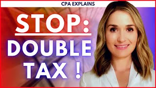 🚨 DOUBLE TAXATION What Is Double Taxation and 3 Traps To Avoid  Double Taxation Explained Simply [upl. by Ahsinav]