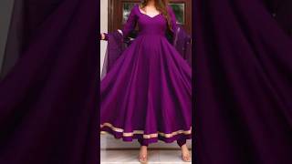 Anarkali dress cutting And Stitching shorts anarkali [upl. by Kissee]