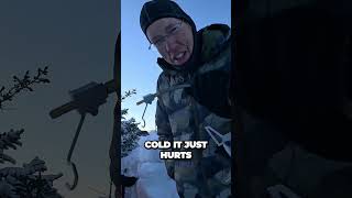 Insane Winter Camping Hack Unleaded Fuel vs Freezing Mountainsshorts shortsfeed camping [upl. by Maccarthy]