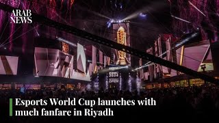 Esports World Cup launches with much fanfare in Riyadh  Arab News [upl. by Nahshu290]