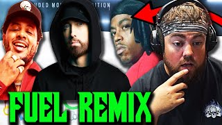 RAPPER REACTS to Eminem  Fuel Shady Edition feat Westside Boogie amp GRIP [upl. by Annocahs]