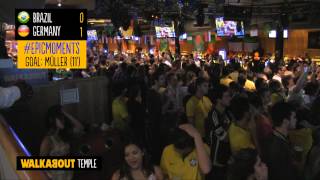 Crowd Reactions from Germany 71 Brazil at Walkabout Temple [upl. by Reppiks]