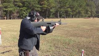 Max Atchissons Atchisson Assault 12 AA12 full auto 12 gauge shotgun Red Hill range 2019 [upl. by Eyaf]