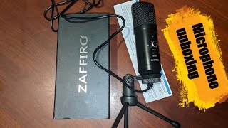 Unboxing Z ZAFFIRO USB microphone [upl. by Nannie237]