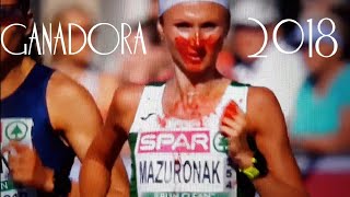 Sangrando Atleta Volha Mazuronak Marathon [upl. by Stewart220]