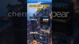 English Test  B1B2 intermediate english learnenglish testy shorts quiz vocabulary engtest [upl. by Enigroeg]