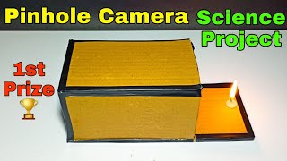 How to make Pinhole camera for school project  Pinhole camera science project [upl. by Publius]