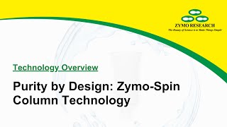 Purity by Design ZymoSpin Column Technology  Zymo Research [upl. by Ailegra]