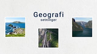 Tema Geografi A2 Setninger [upl. by Nivre253]