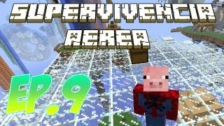 LA ISLA DE CRISTAL  SUPERVIVENCIA AÉREA  MINECRAFT EP9 [upl. by Etennaej]