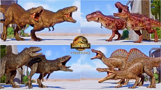 ALL 114 DINOSAURS AND REPTILES MAX EGG INTRODUCTION IN JURASSIC WORLD EVOLUTION 2 [upl. by Aneela984]