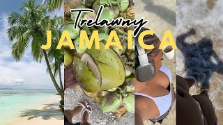 JAMAICA TRAVEL VLOG  family trip exploring Trelawny Ocean coral spring room tour  island life [upl. by Rednaeel]