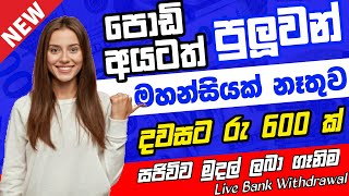 How to Make Money Online Online Business Work At Home Online Job How to earn e money Sinhala VSBLK [upl. by Ardnassela398]