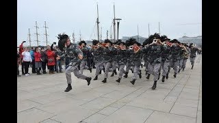 MILITARY PARADE WITH BERSAGLIERI OF BEDIZZOLE FOR THE STREETS OF OSLO [upl. by Edlihtam453]