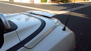 05 Chrysler CrossFire Rear Spoiler Operation [upl. by Ettenay]