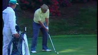 Jack Nicklaus 13th Hole 1986 Masters [upl. by Ancell]