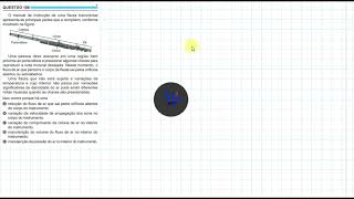 6º SAS ENEM 2024 QUESTÃO 106 O manual de instrução de uma flauta transversal apresenta as principais [upl. by Araf]