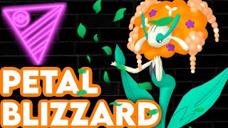 PETAL BLIZZARD Florges hunts down Rhyperior in the Master League  Pokémon GO Battle League [upl. by Dahsra]