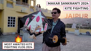 Makar Sankranti 2024  Kite Fighting Vlog LIVE From Jaipur [upl. by Sileray]