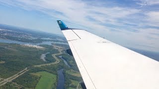 Boutique Air PC12 Takeoff Massena NY [upl. by Aleekahs59]