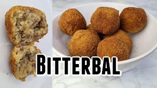 Recipe How To Make Homemade BitterballenCroquettesEasy Party Snacks [upl. by Eessac]