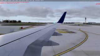 P3Dv4 Departure KATL ImagineSim [upl. by Annairdna]