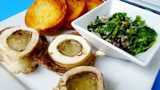 How to Make Roasted Bone Marrow  SO EASY TO DO [upl. by Maffei702]