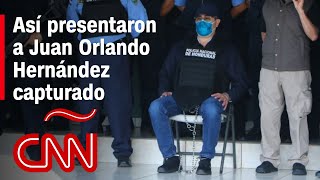 Presentaron a Juan Orlando Hernández detenido en Honduras prevén audiencia este miércoles [upl. by Javier]