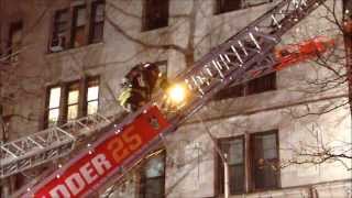 FDNY RESPONSE TO A 2 ALARM FIRE ON W 83RD ST amp WEST END AVE ON WEST SIDE OF MANHATTAN [upl. by Borrell]