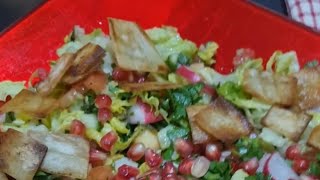 Fattoush Salad Recipe  Healthy Mediterranean Salad  How to make Fattoush [upl. by Naryk500]