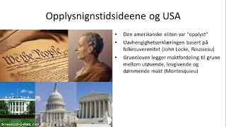 Opplysningstiden og revolusjonene  25  Den amerikanske revolusjonen [upl. by Januisz]